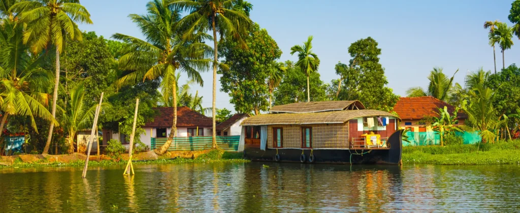 House Boat At Allappey